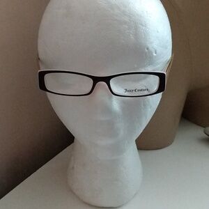 Vintage Juicy Couture Clear Designer Frames Embossed Lens